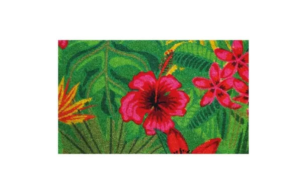 IDMAT TAPIS COCO NAT COCON4575HIBISC